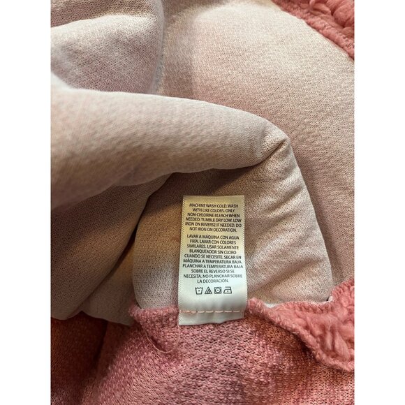 Time & Tru Pink Fuzzy Sherpa Pullover With Snowflake Size 2XL (20) Cozy Winter - Picture 8 of 8